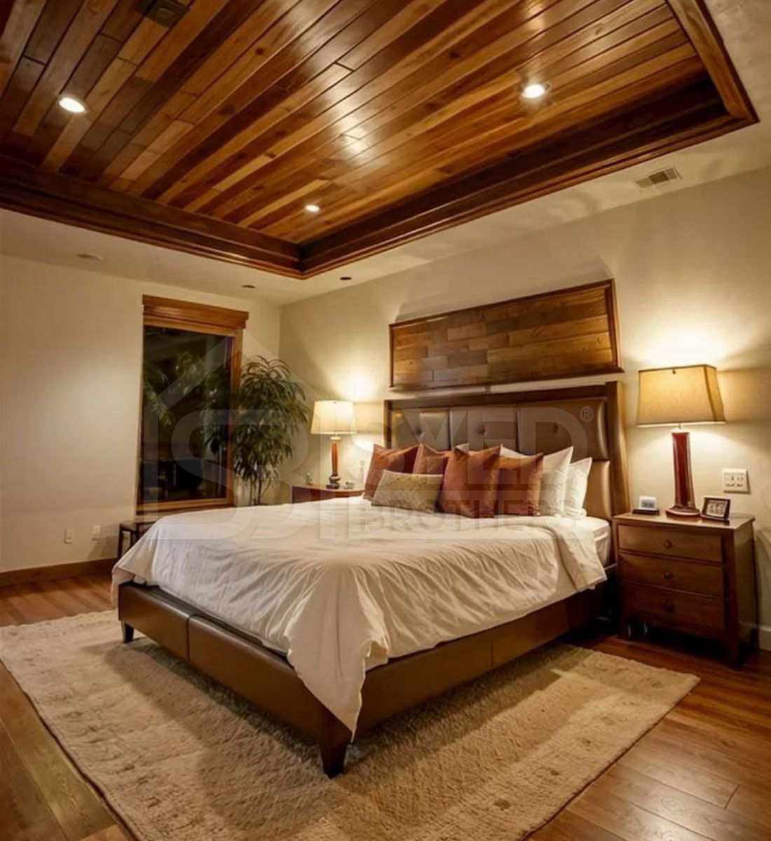 Wooden Slat Ceiling Design